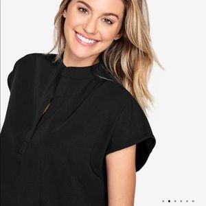 Figs Rafaela Mandarin Collar scrub top